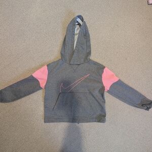 Nike Kids Hoodie in Gray and Pink